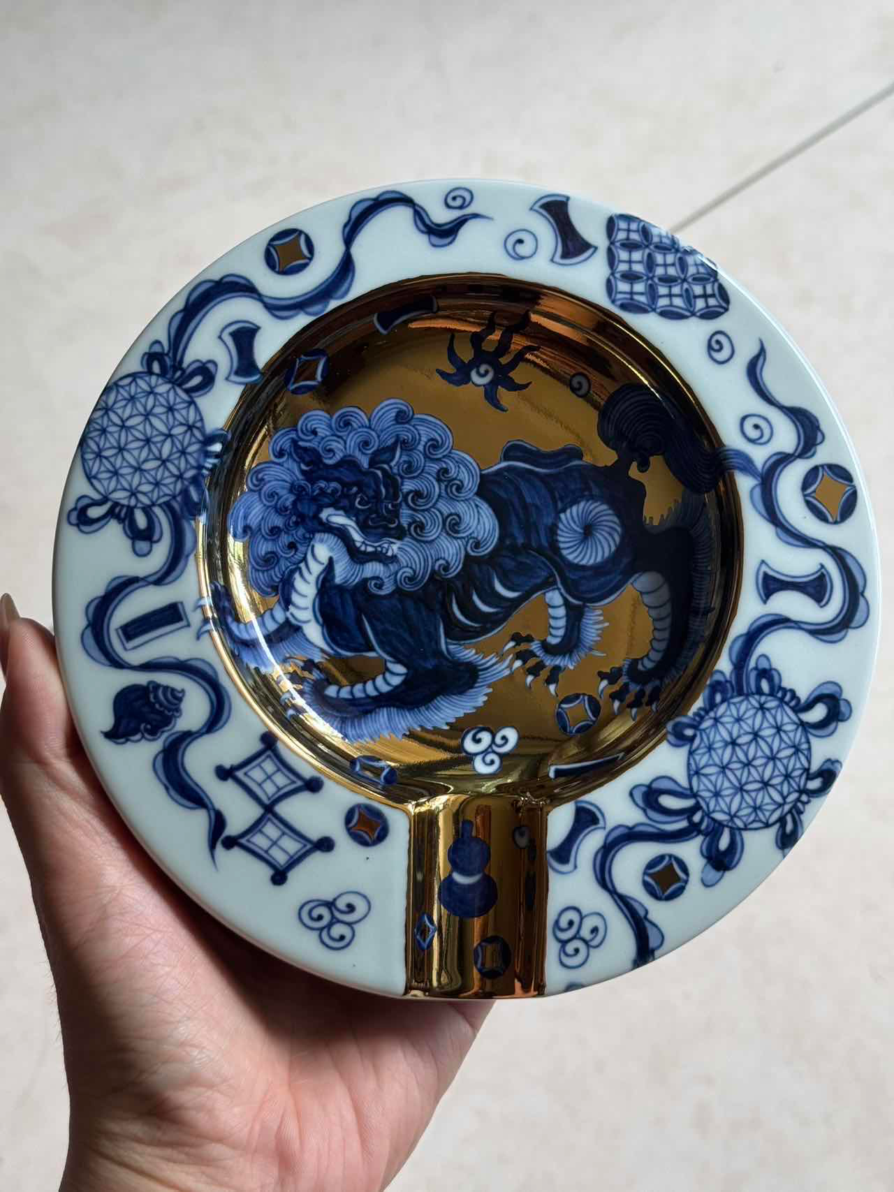 祥瑞金辉单口，陶瓷雪茄缸产品照片