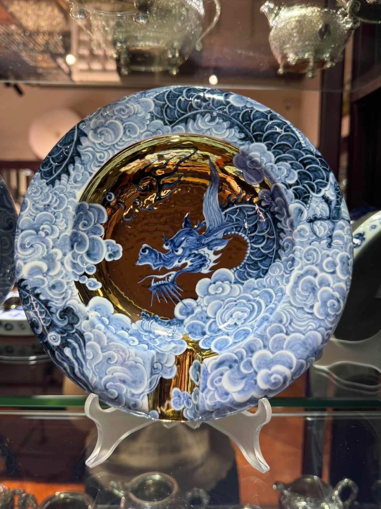 盘龙卧云大单口，陶瓷雪茄缸产品照片